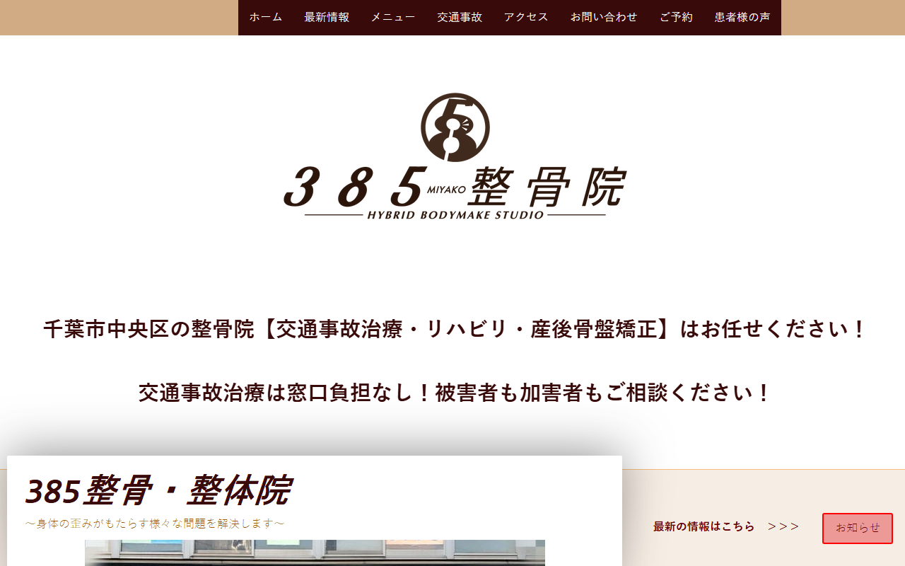 385seikotsu.com screenshot
