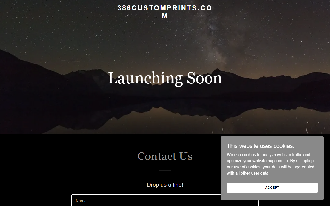 386customprints.com screenshot