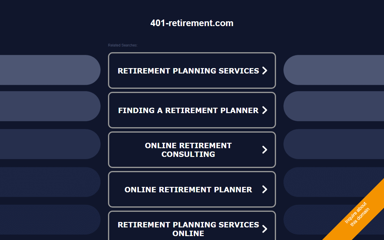 401-retirement.com screenshot
