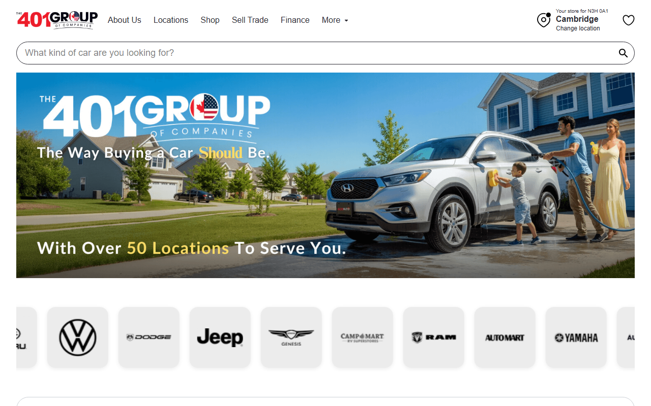 401autorvgroup.com screenshot