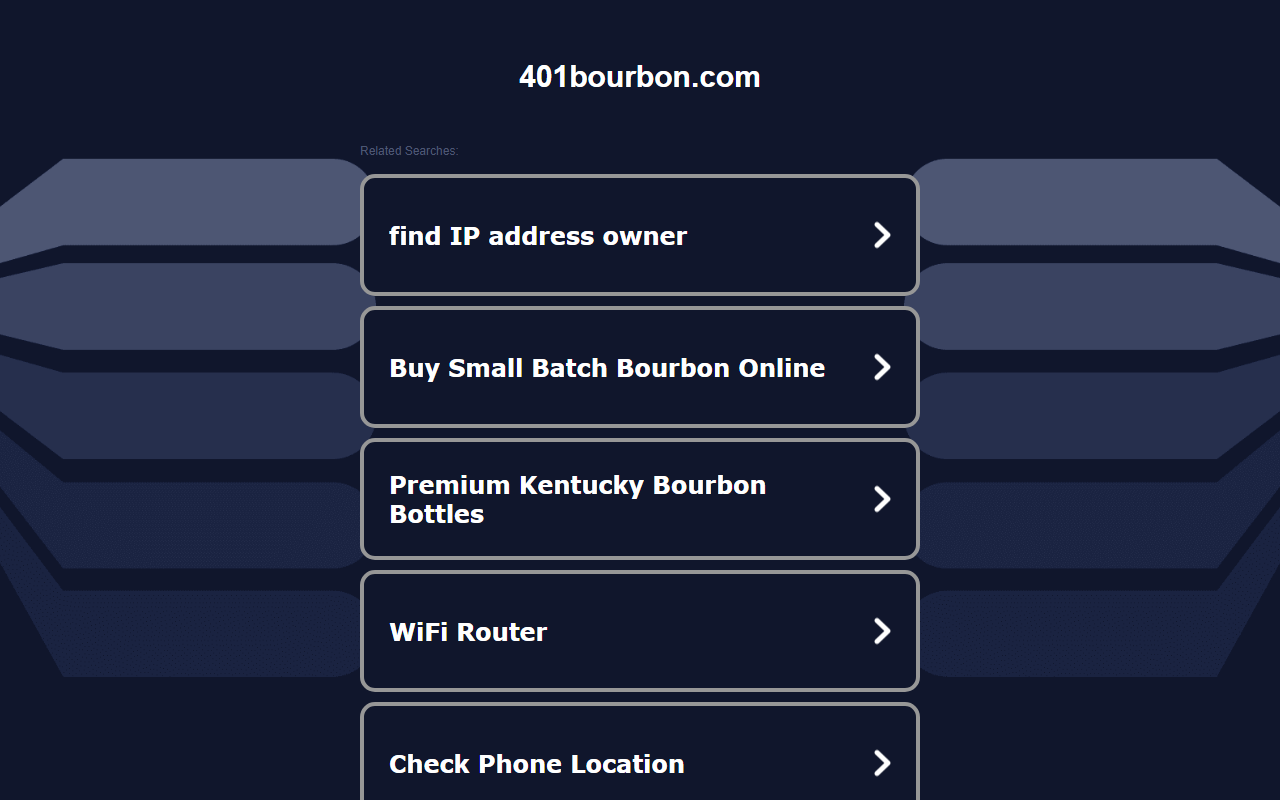 401bourbon.com screenshot