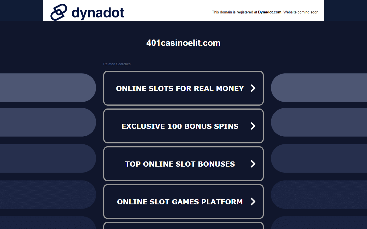401casinoelit.com screenshot
