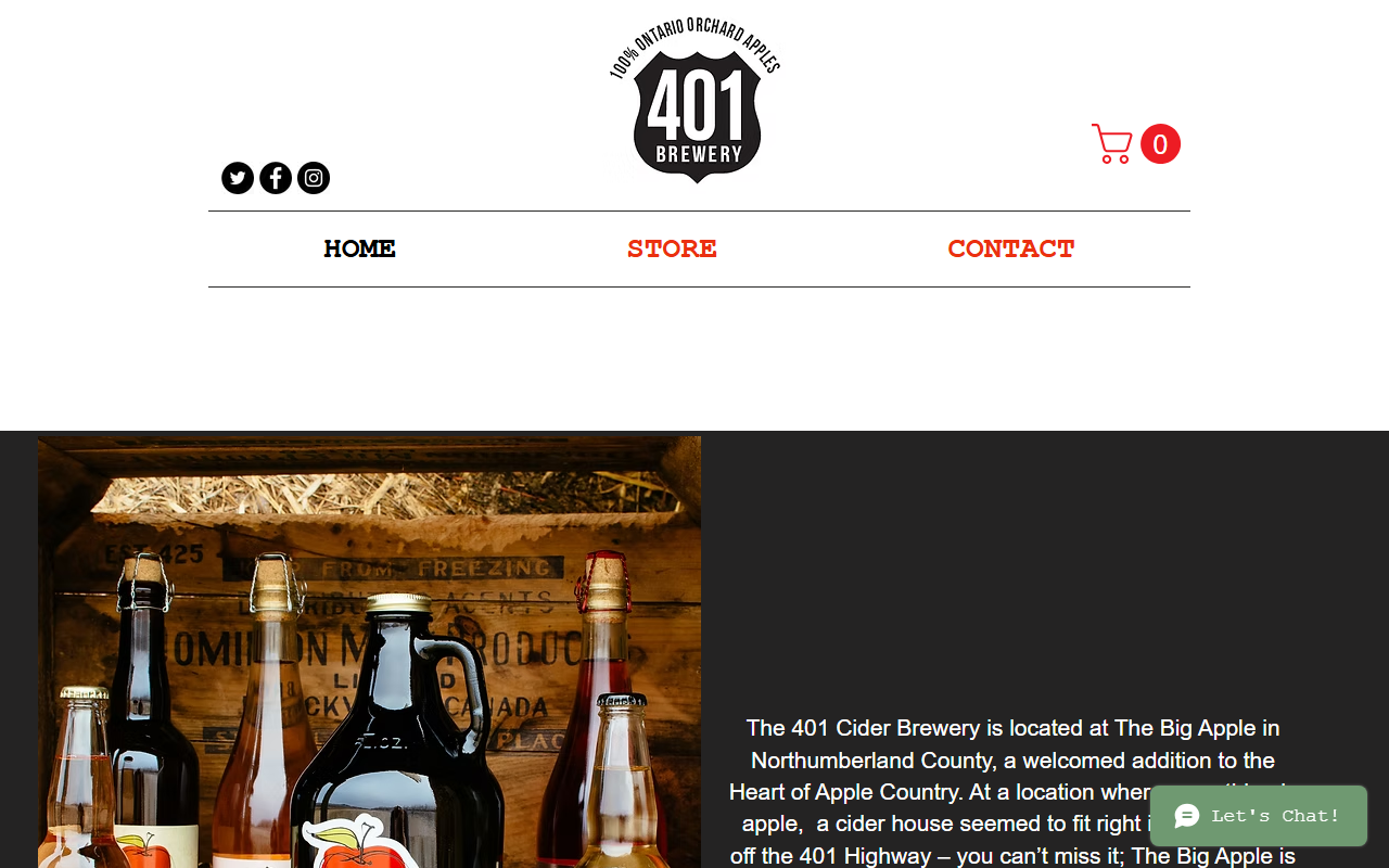 401cidercompany.com screenshot