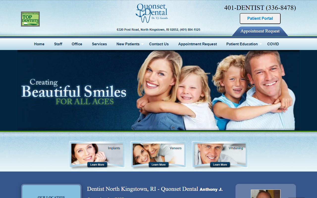 401dentist.com screenshot