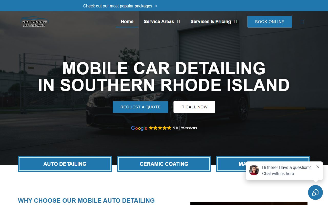 401detailing.com screenshot