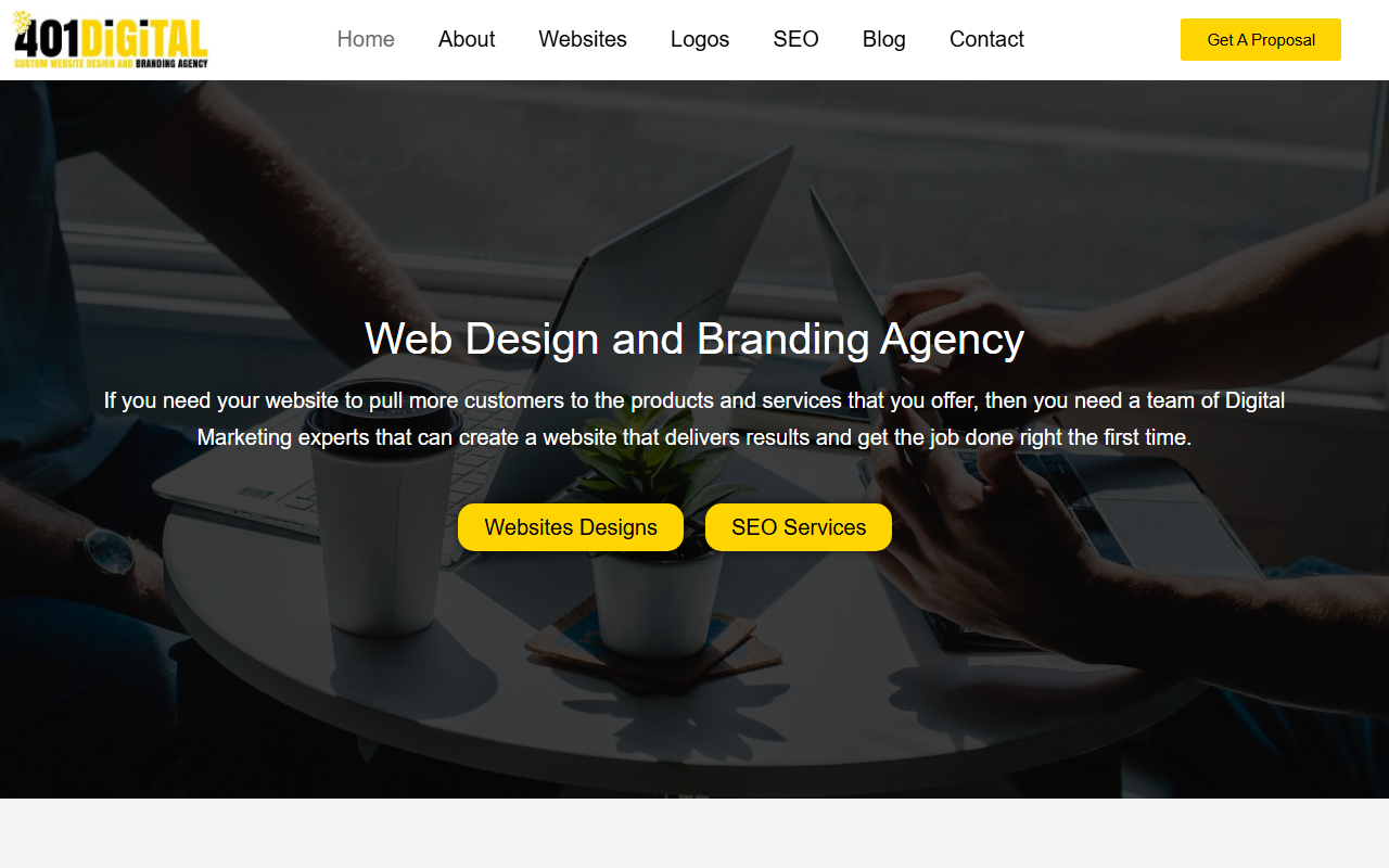 401digital.com screenshot