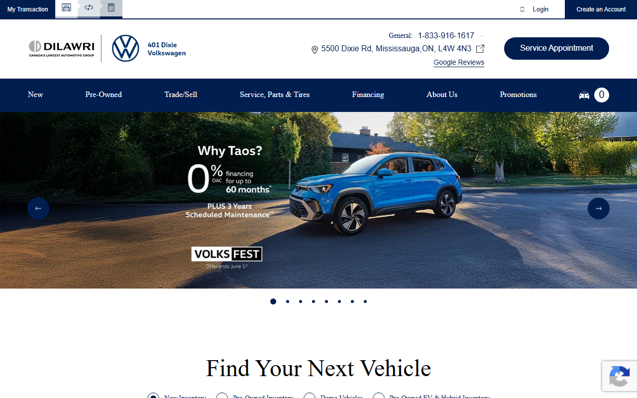 401dixievw.com screenshot