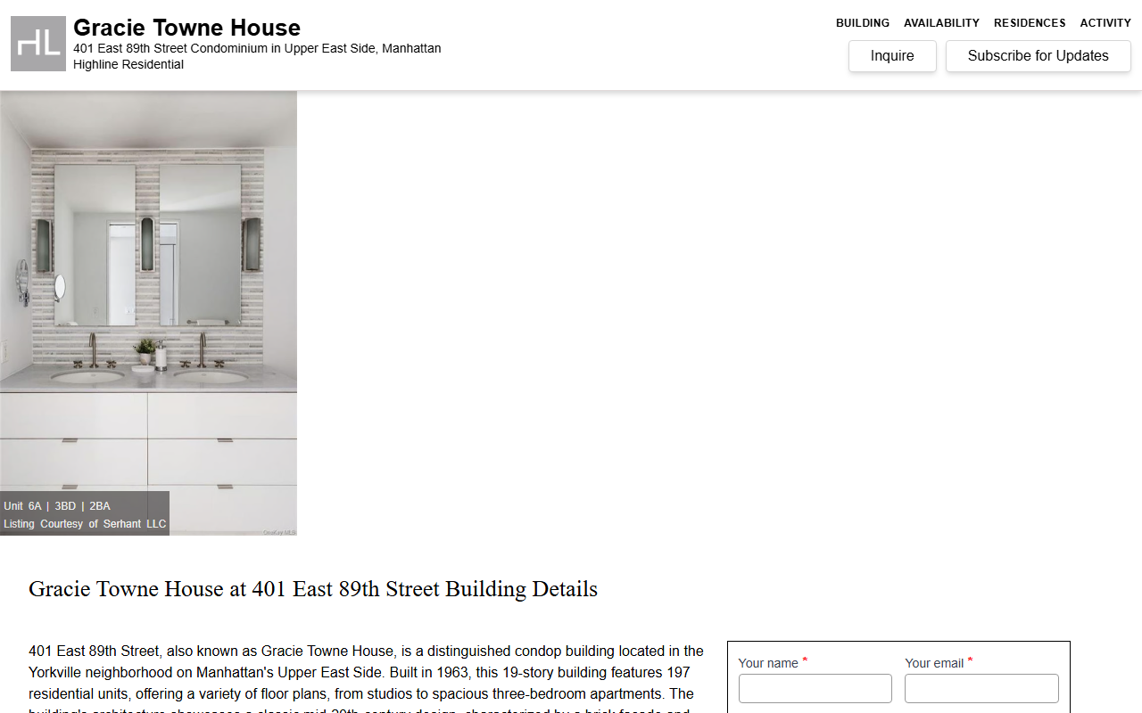 401east89th.com screenshot
