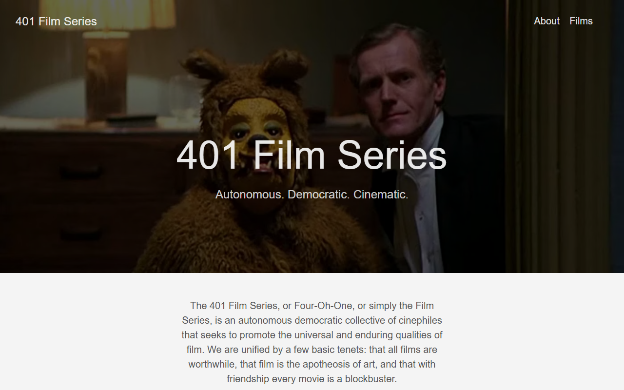 401filmseries.com screenshot