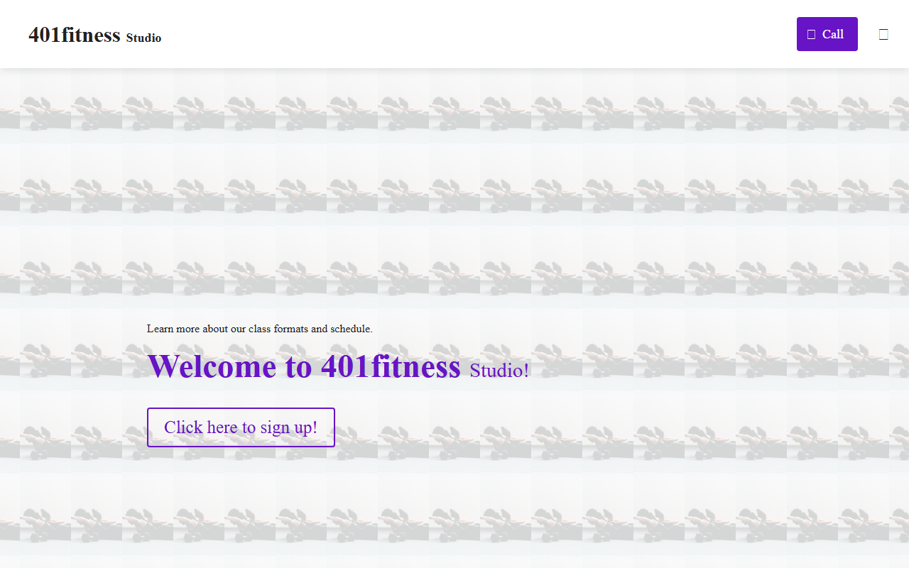 401fitnessstudio.com screenshot