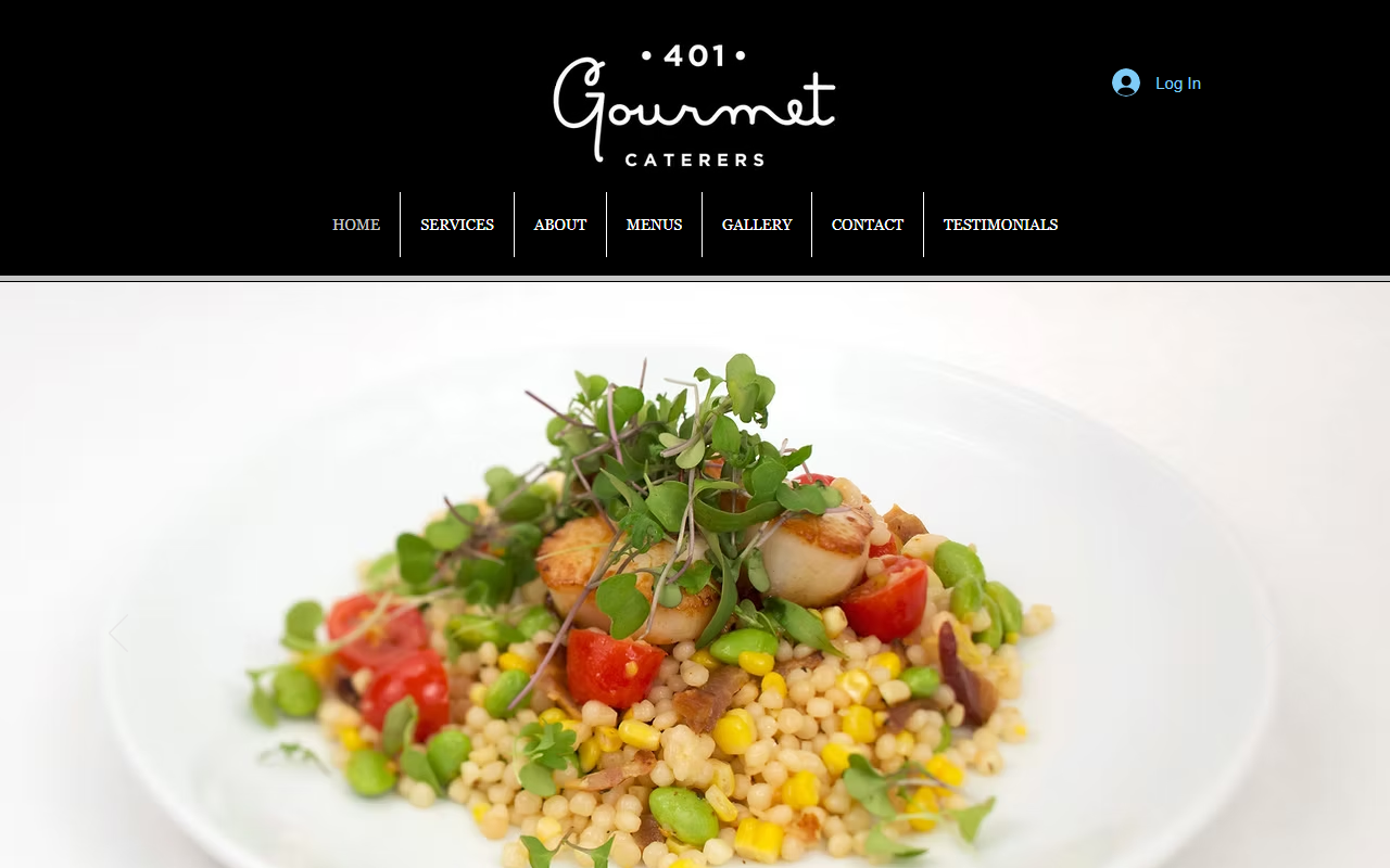 401gourmet.com screenshot