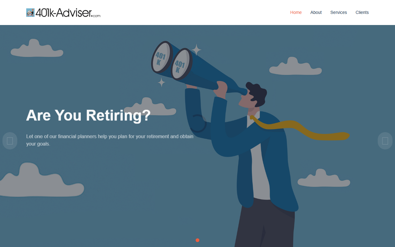 401k-adviser.com screenshot