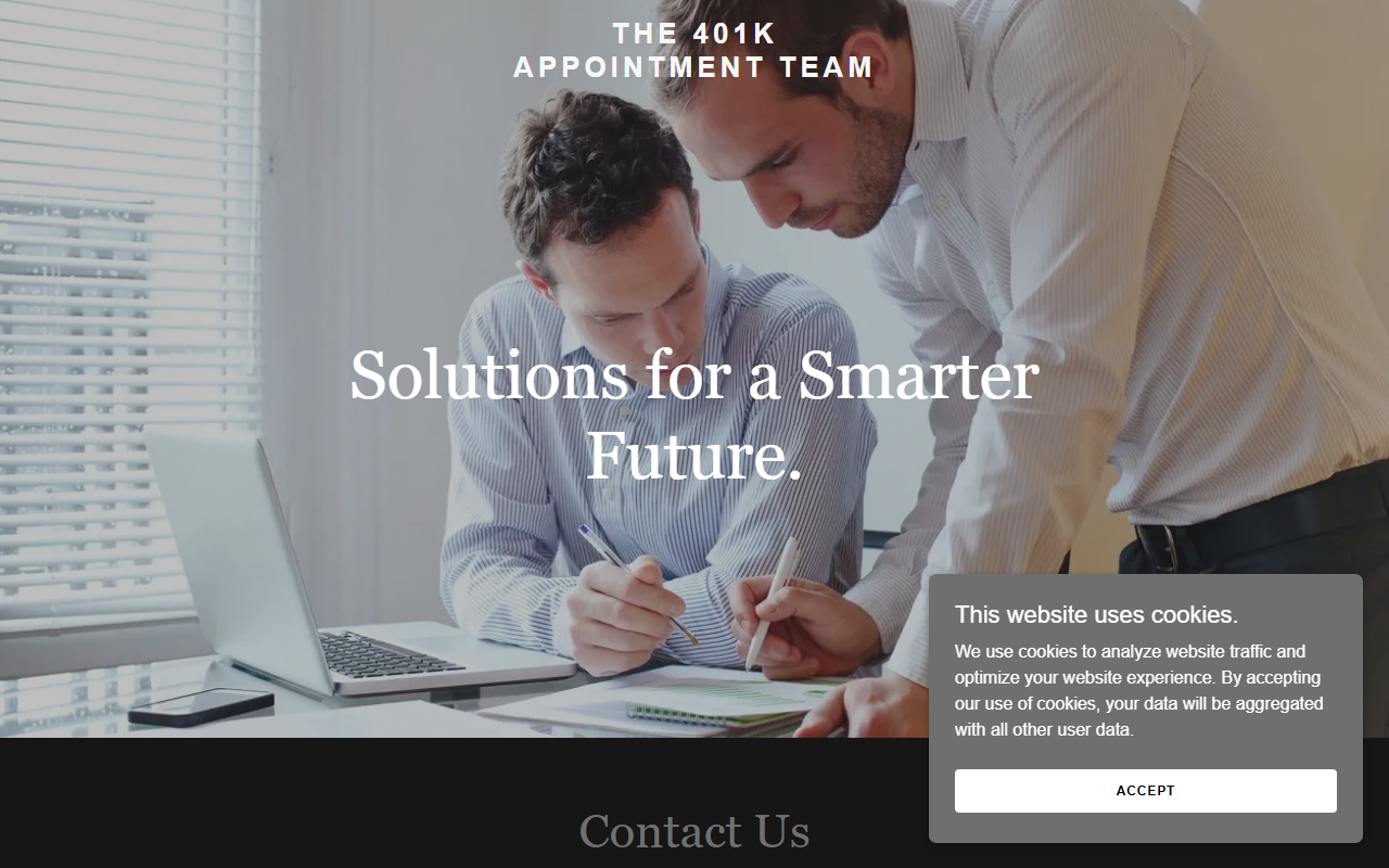 401k-appointment.com screenshot