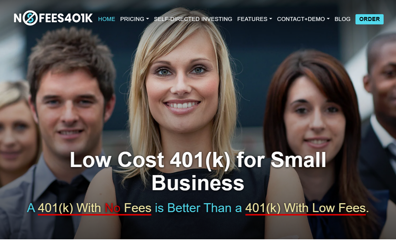 401k-for-one.com screenshot