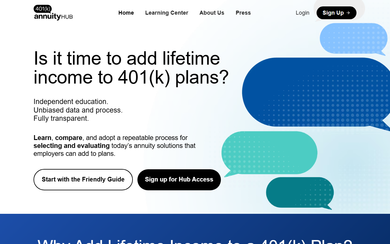 401kannuityhub.com screenshot