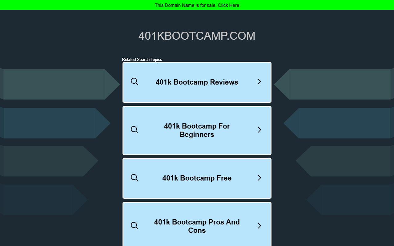 401kbootcamp.com screenshot