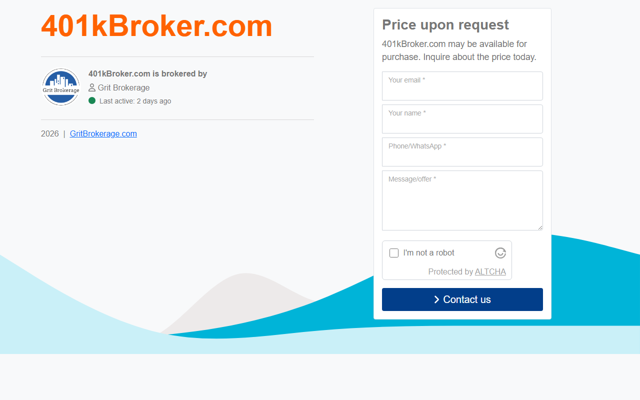 401kbroker.com screenshot