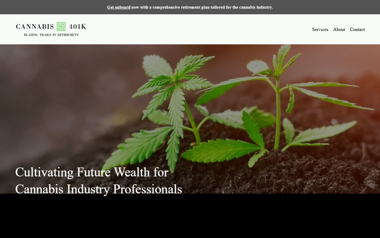 401kcannabis.com screenshot