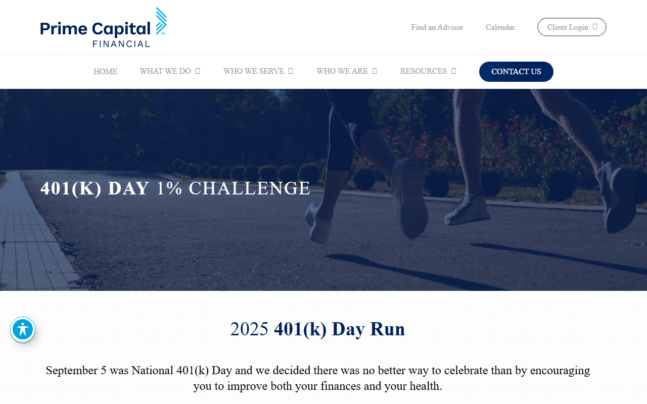 401kdayrun.com screenshot