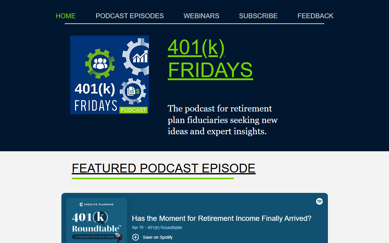 401kfridays.com screenshot