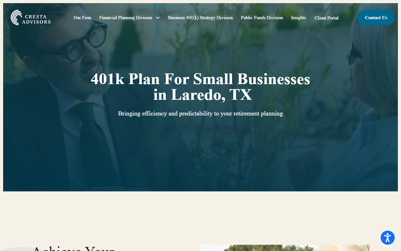 401klaredo.com screenshot