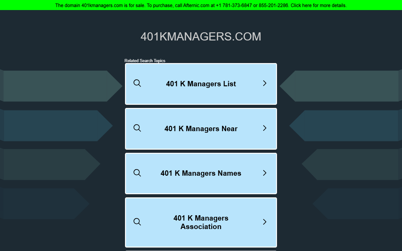 401kmanagers.com screenshot
