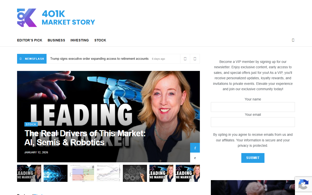 401kmarketstory.com screenshot