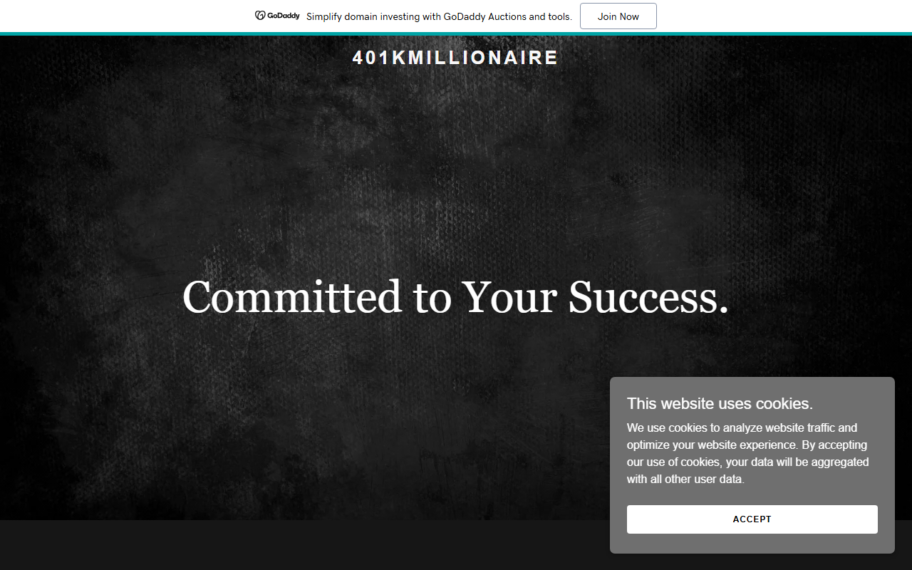 401kmillionaire.com screenshot
