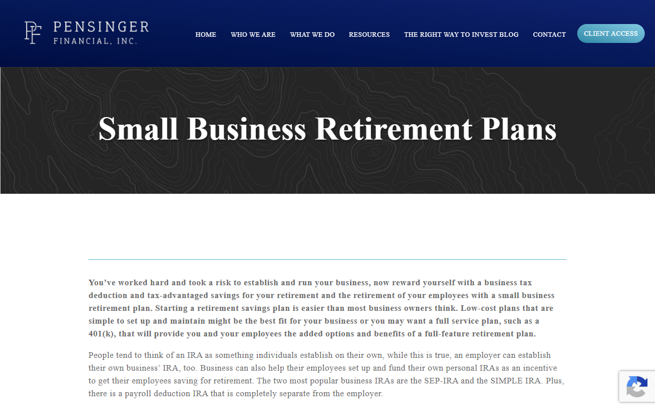 401knowledge.com screenshot