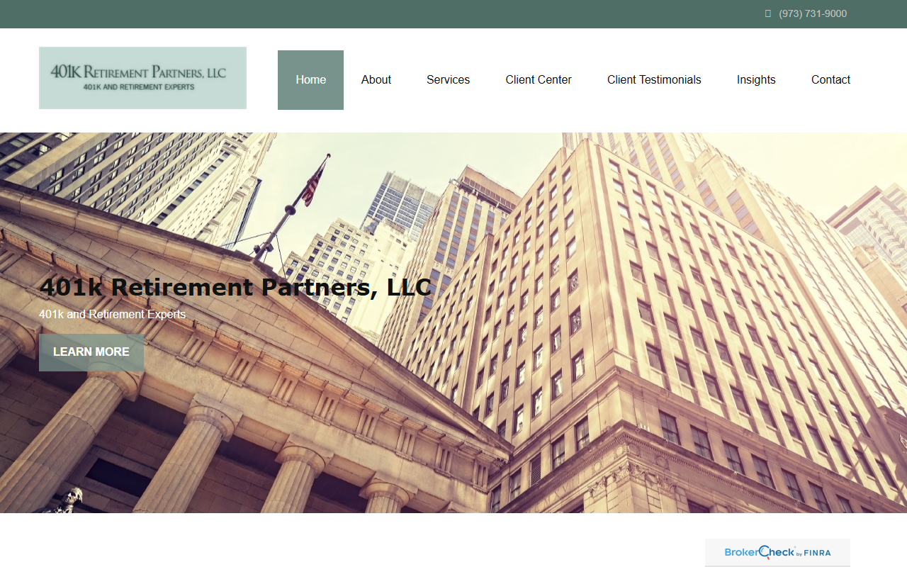 401kpartnersllc.com screenshot