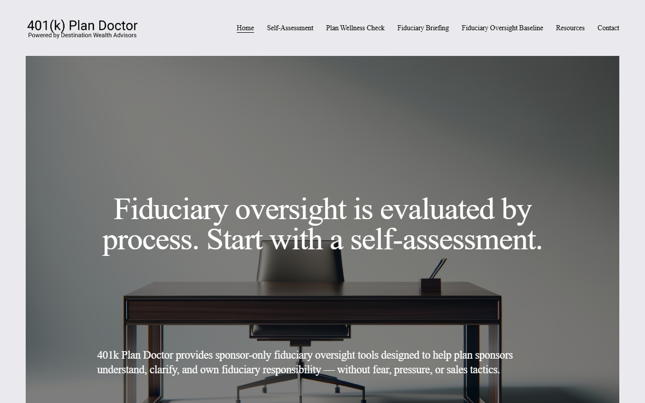 401kplandoctor.com screenshot