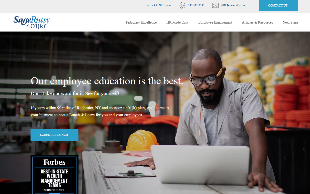 401krochester.com screenshot