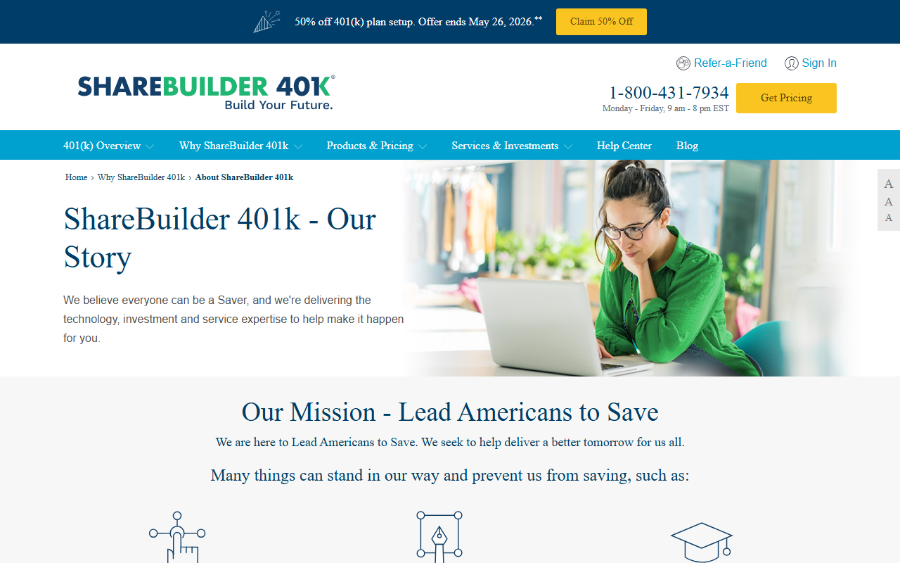 401ksherpa.com screenshot
