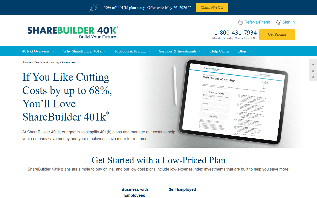 401ktaxdvantages.com screenshot