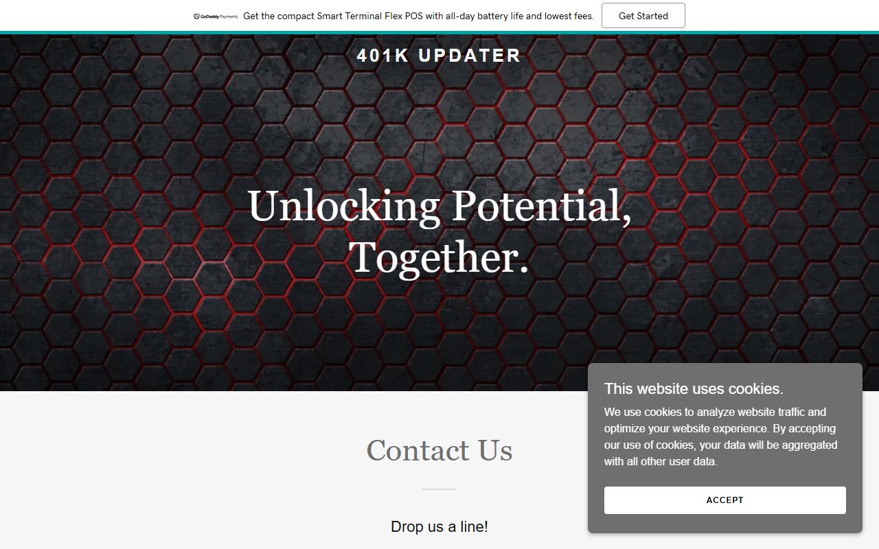 401kupdater.com screenshot