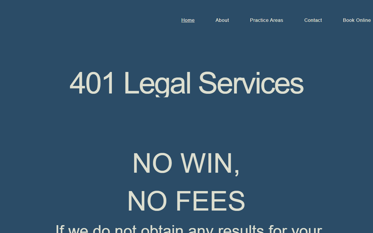 401legalservices.com screenshot