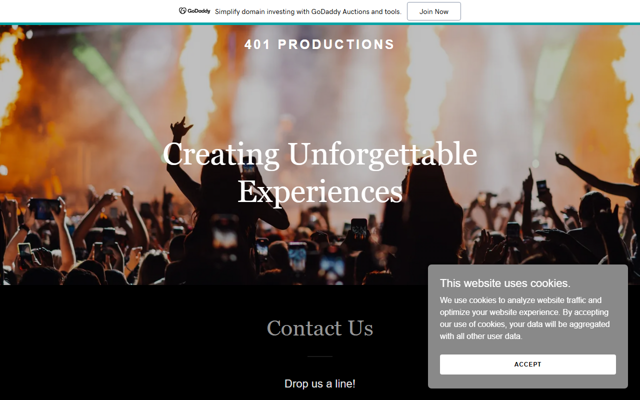401productions.com screenshot