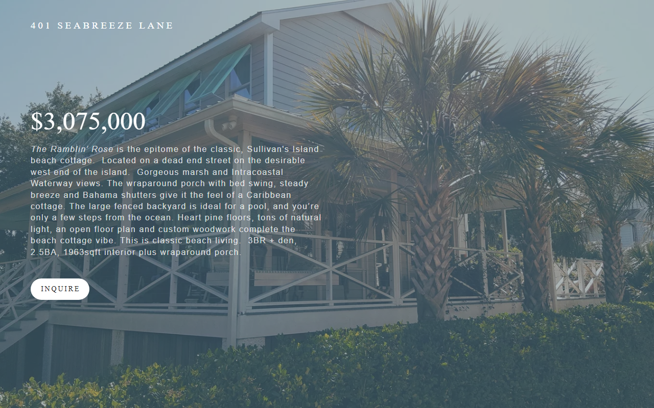 401seabreeze.com screenshot