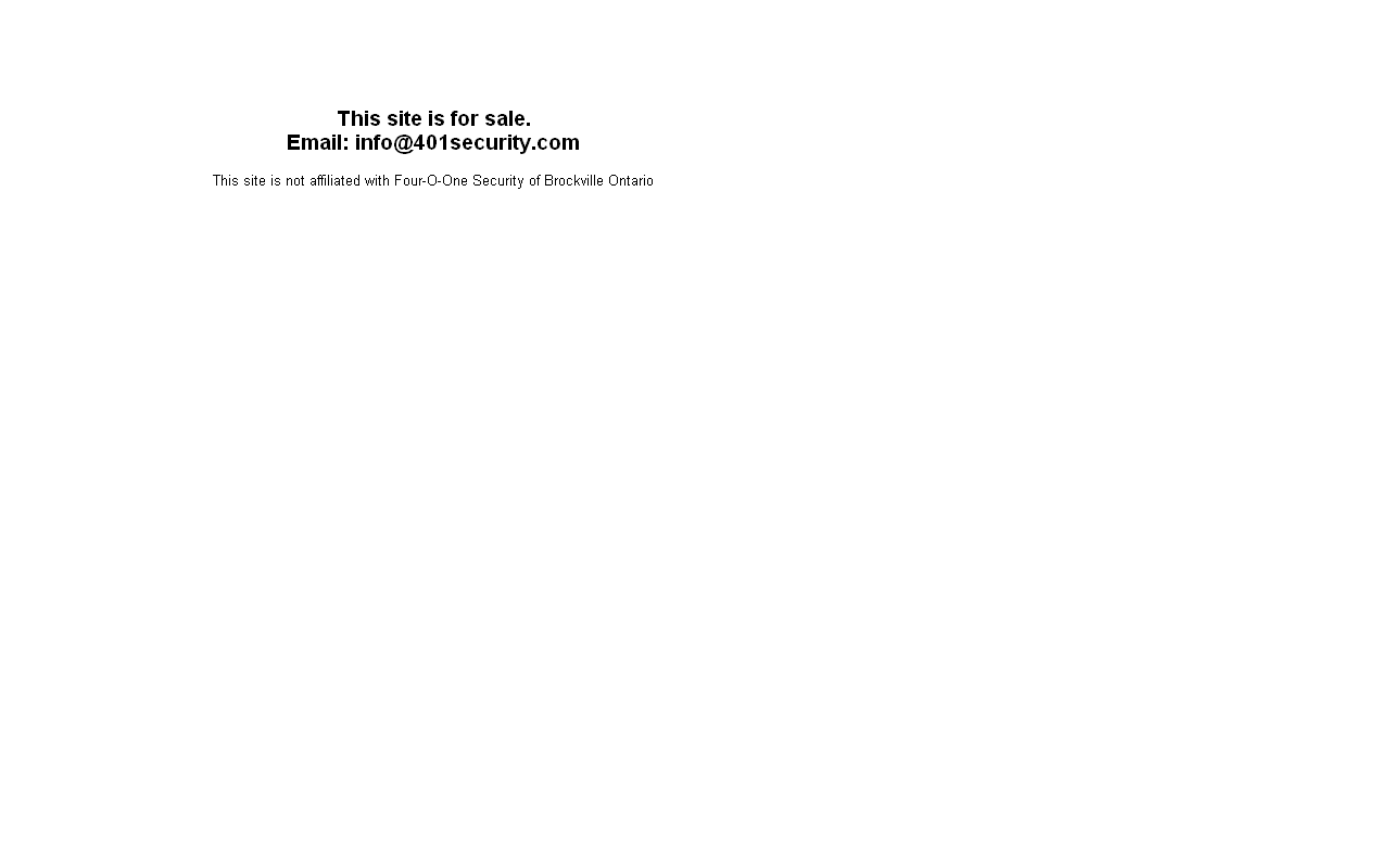 401security.com screenshot