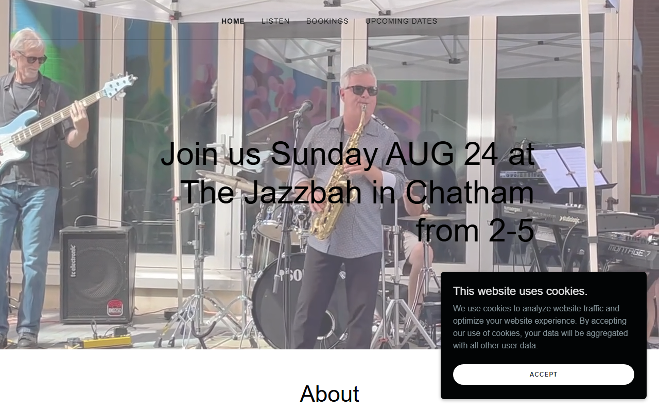401smoothjazz.com screenshot