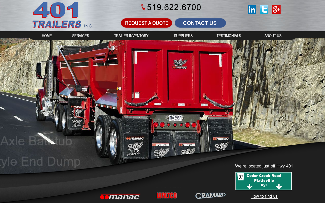 401trailers.com screenshot