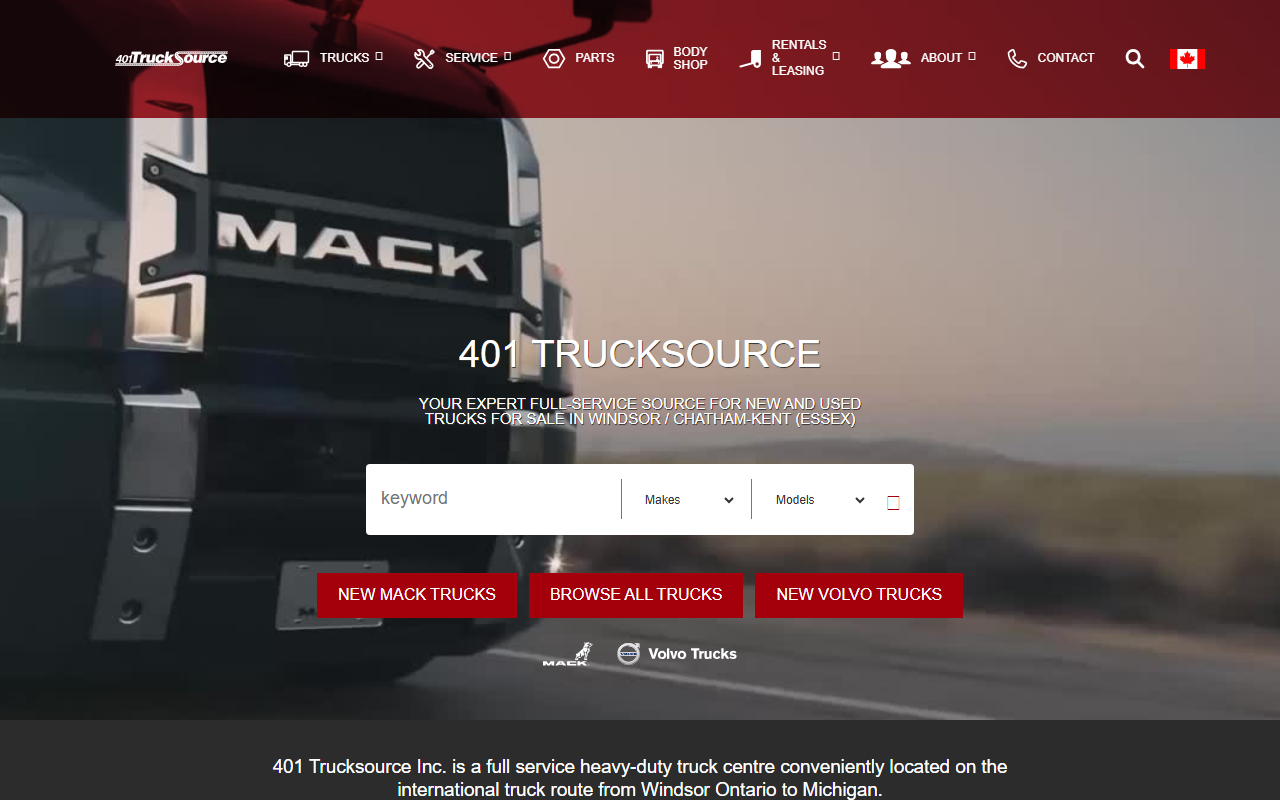 401trucksource.com screenshot