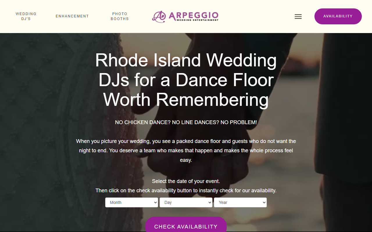 401weddingdj.com screenshot