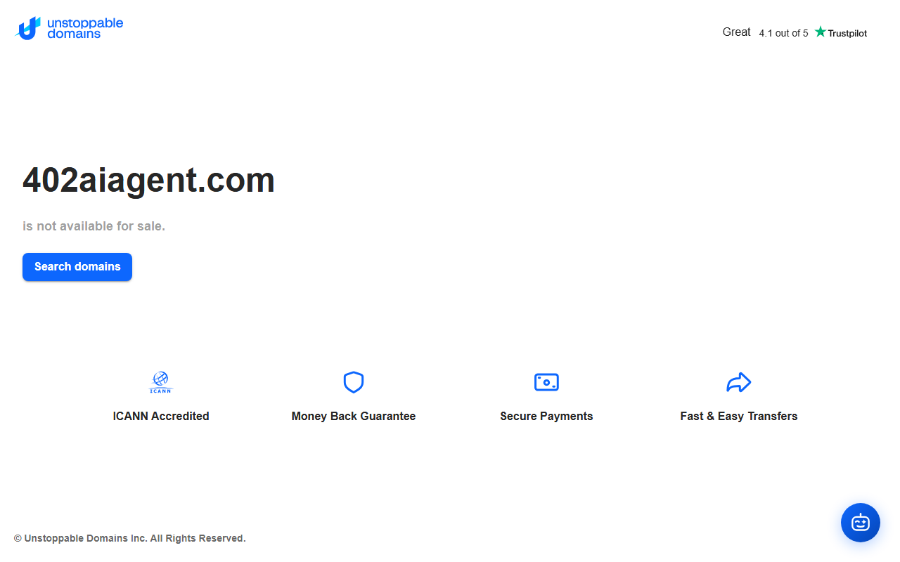 402aiagent.com screenshot