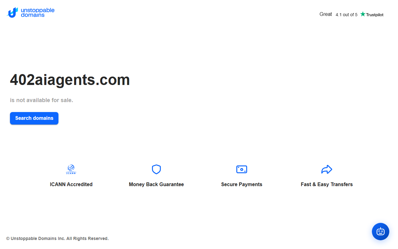 402aiagents.com screenshot