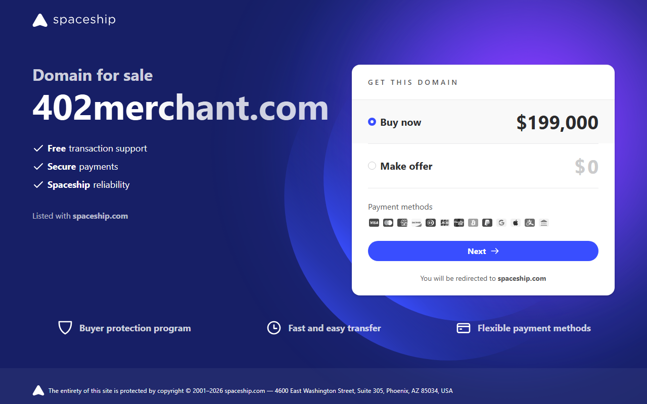 402merchant.com screenshot