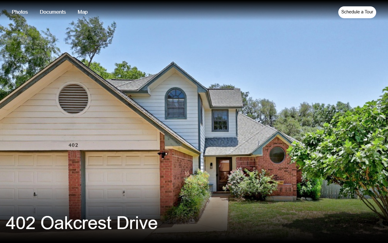 402oakcrest.com screenshot