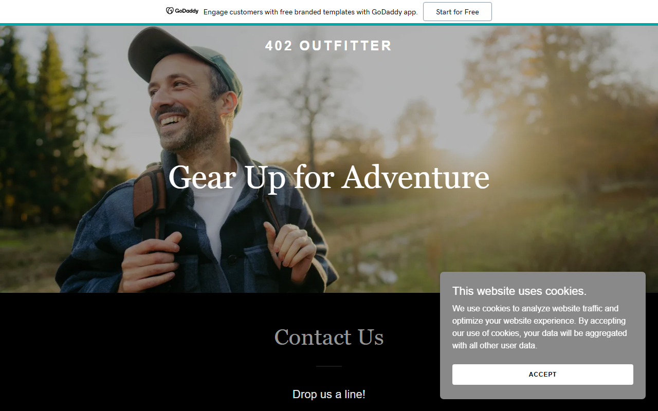 402outfitter.com screenshot