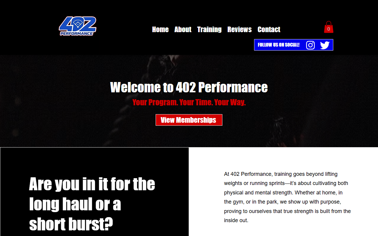 402performance.com screenshot