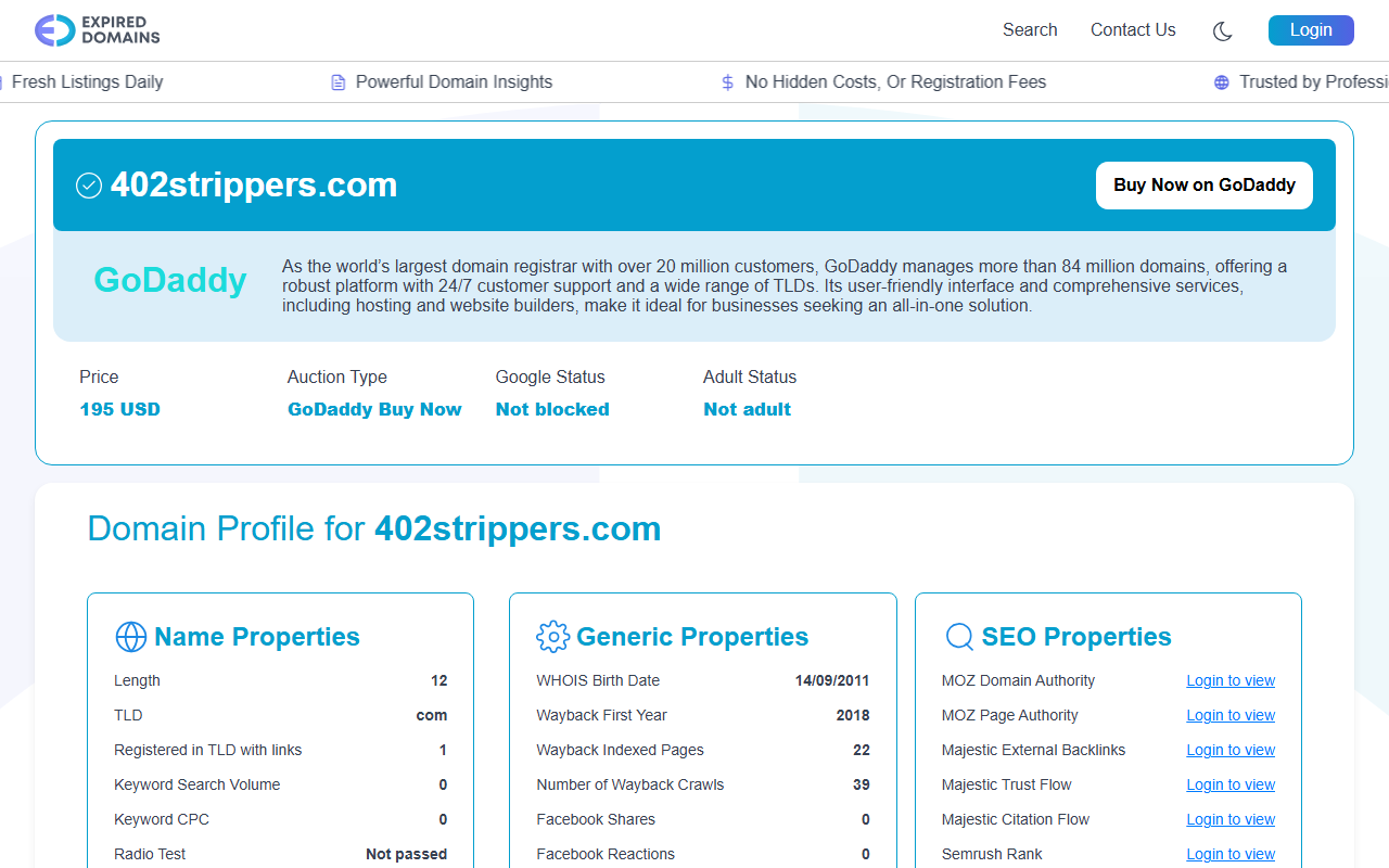 402strippers.com screenshot